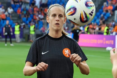 Katja Snoeijs op het EK in Zwitserland