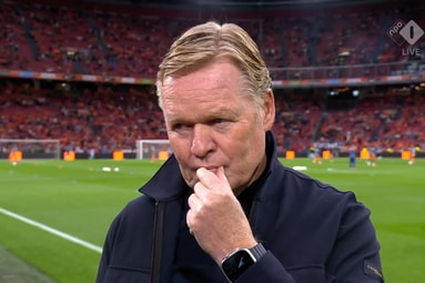 Ronald Koeman, bondscoach van het Nederlands elftal