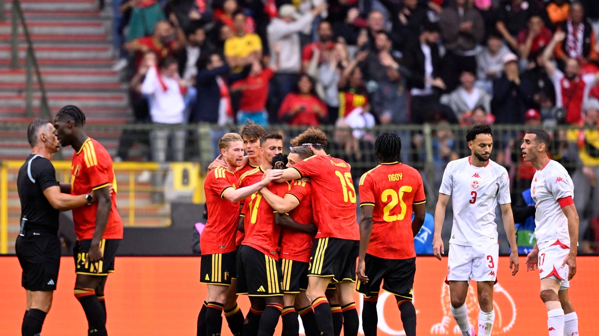 Tunesië, tegenstander van Oranje op het WK 2026, verlies met 5-0 van België
