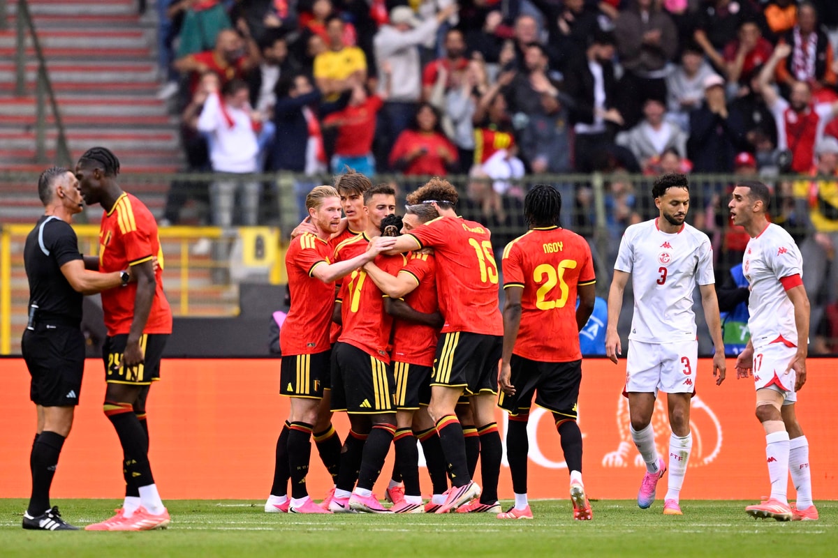 Tunesië, tegenstander van Oranje op het WK 2026, verlies met 5-0 van België