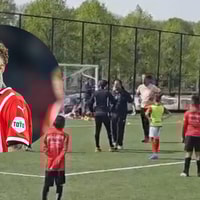 Vader Noa Lang neergeslagen