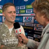Joey Veerman voor de camera van ESPN