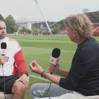 John Heitinga in gesprek met Hans Kraay junior