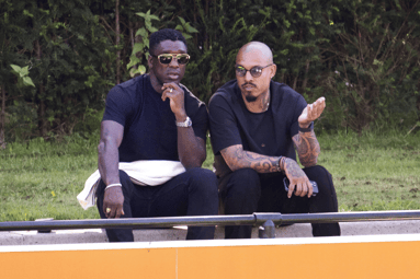 Clarence Seedorf en Nigel de Jong