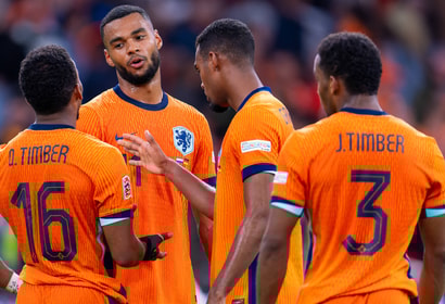 Quinten en Jurriën Timber, in gesprek met Cody Gakpo