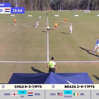 Oranje strandt in de kwartfinale van het WK CP-voetbal na een 2-1-nederlaag tegen Engeland.