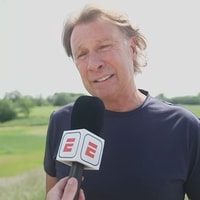 Hans Kraay junior voor de camera van ESPN