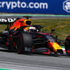 Max Verstappen tijdens de GP van Oostenrijk