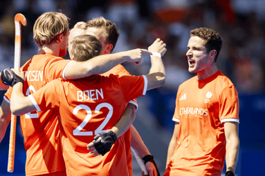 De Nederlandse hockeymannen