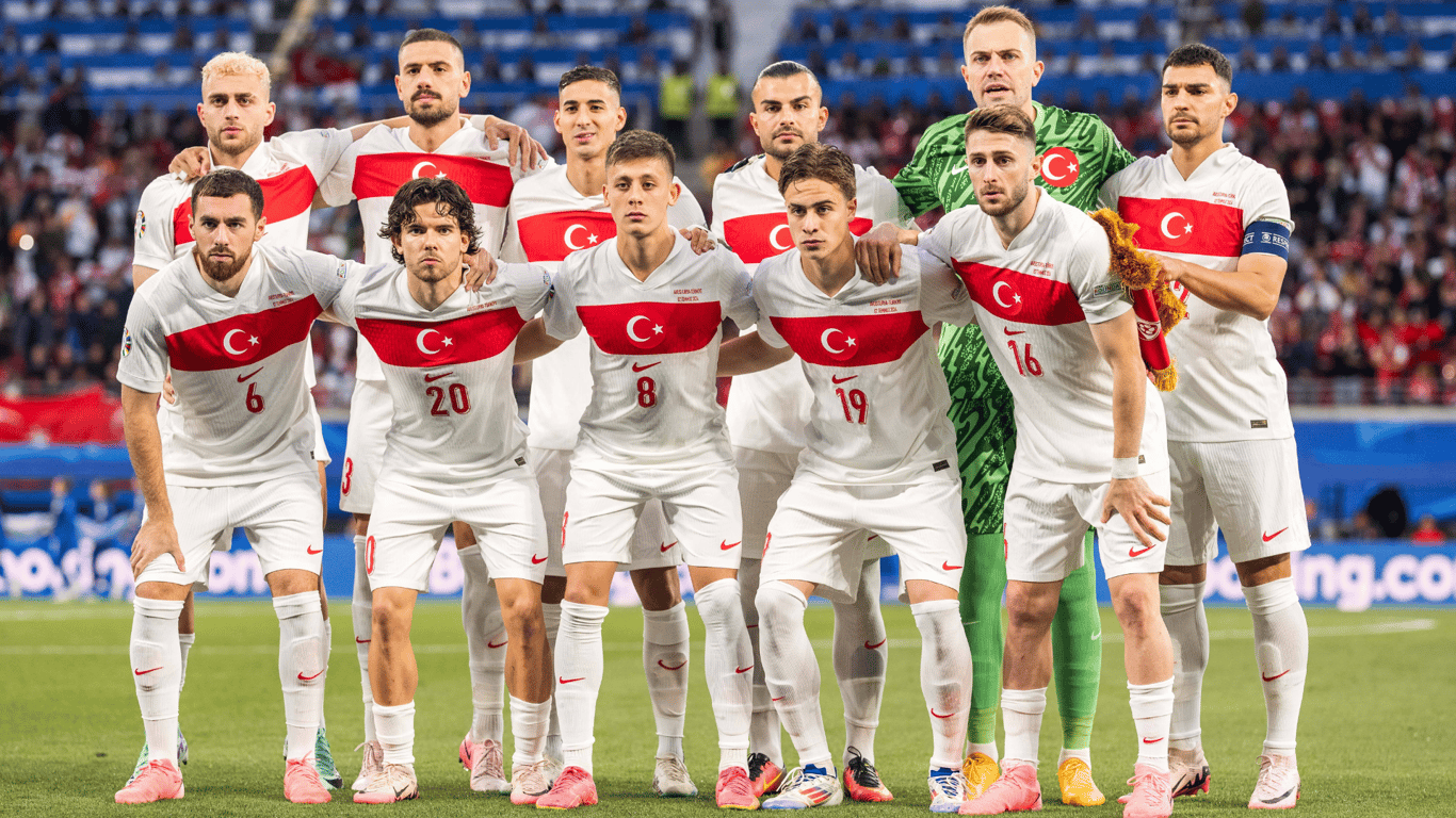 Het nationale elftal van Turkije op het EK in Duitsland