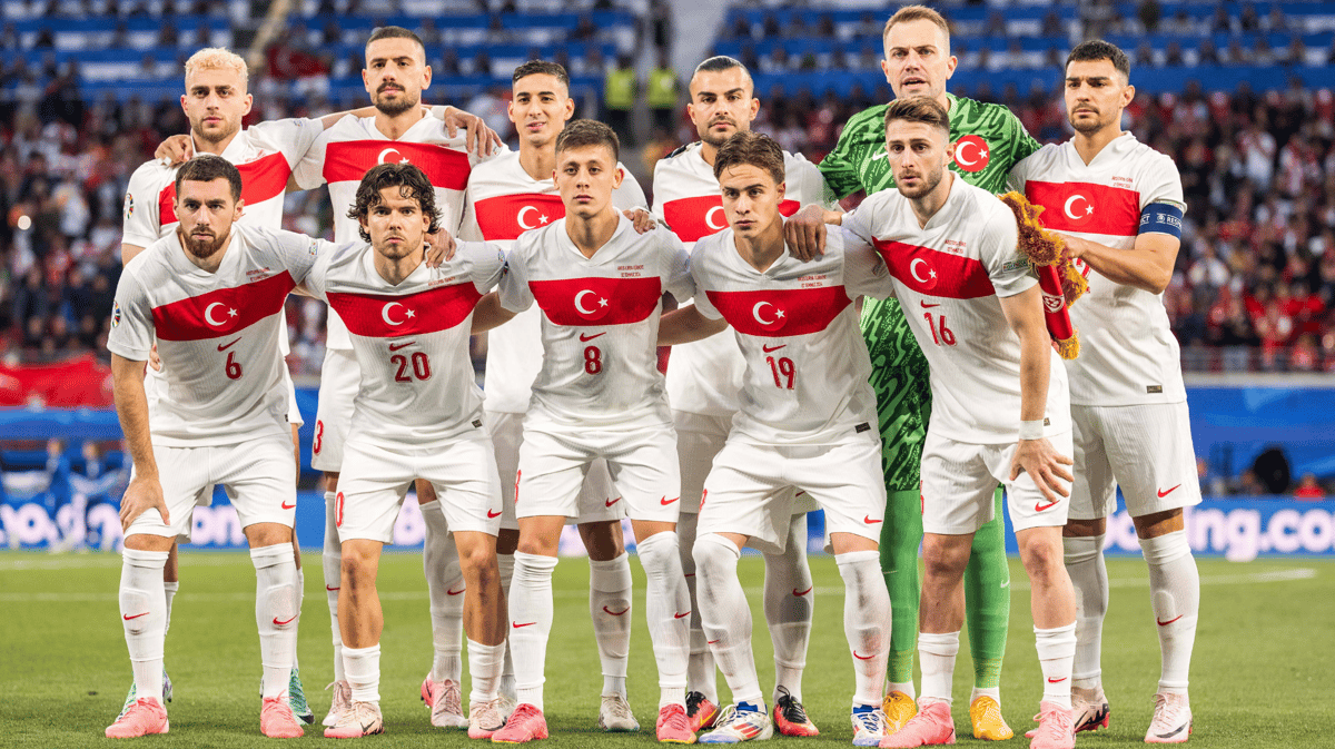 Het nationale elftal van Turkije op het EK in Duitsland