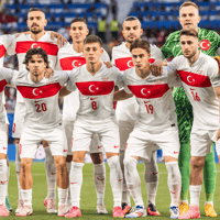 Het nationale elftal van Turkije op het EK in Duitsland