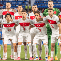 Het nationale elftal van Turkije op het EK in Duitsland