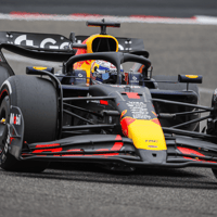Max Verstappen in zijn RB21