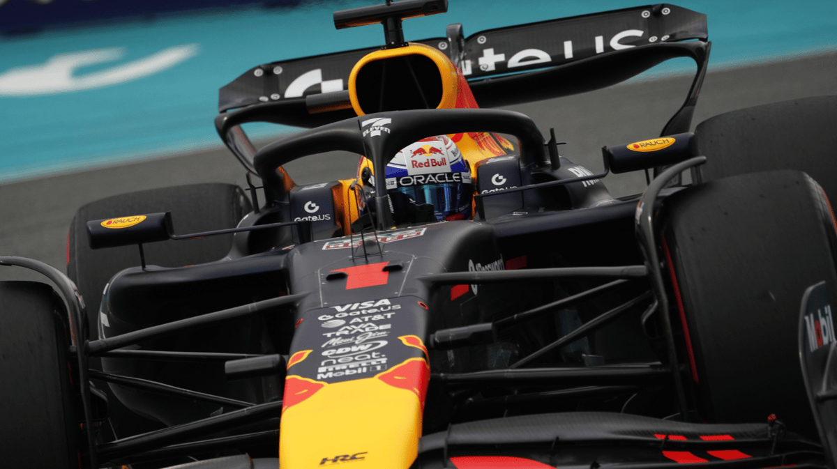 Max Verstappen in de RB21