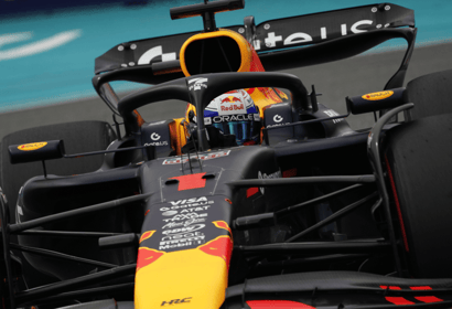 Max Verstappen in de RB21