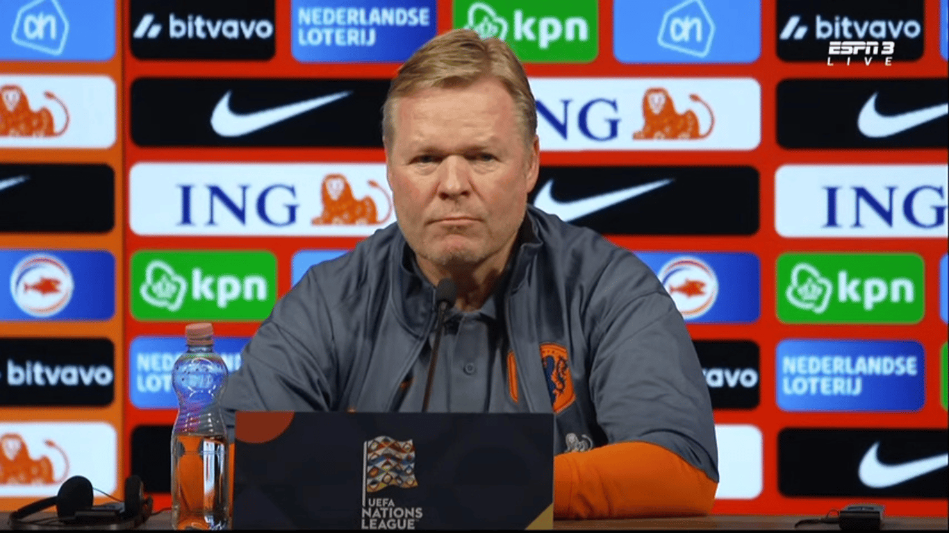 Bondscoach Ronald Koeman