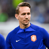 Luuk de Jong in het shirt van het Nederlands elftal