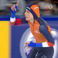 Joy Beune op het WK Allround