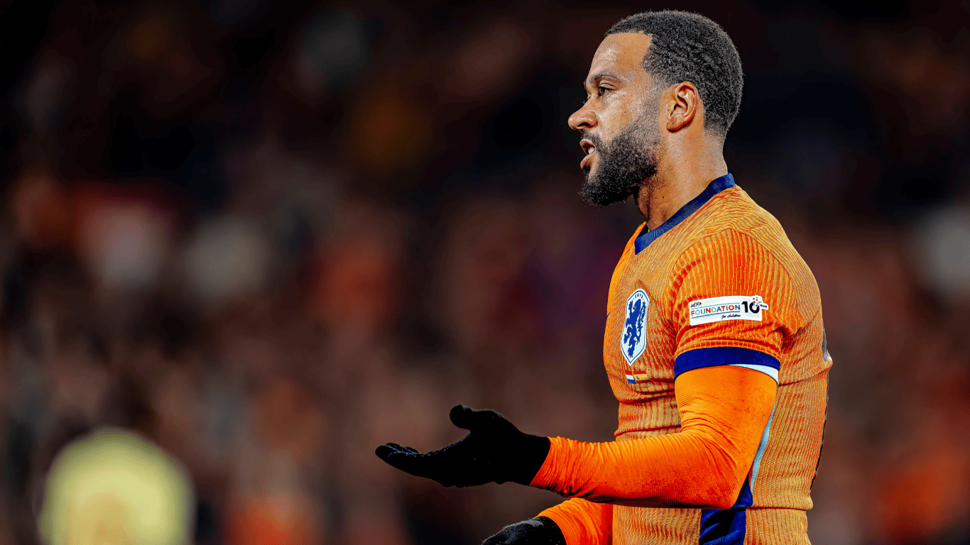 Memphis Depay, aanvaller van het Nederlands elftal