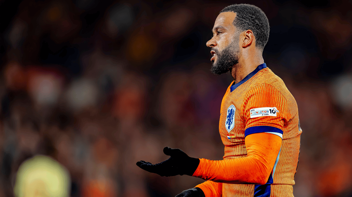 Memphis Depay, aanvaller van het Nederlands elftal