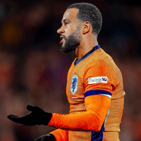 Memphis Depay, aanvaller van het Nederlands elftal