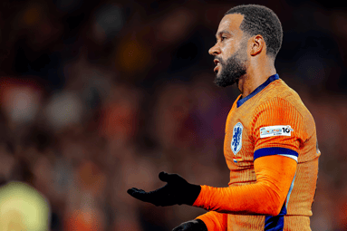 Memphis Depay, aanvaller van het Nederlands elftal