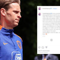 Frenkie de Jong moet het EK in Duitsland laten schieten