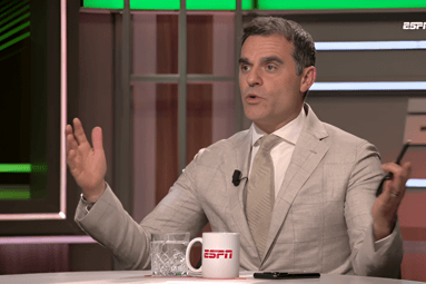 Kenneth Perez, analist bij ESPN