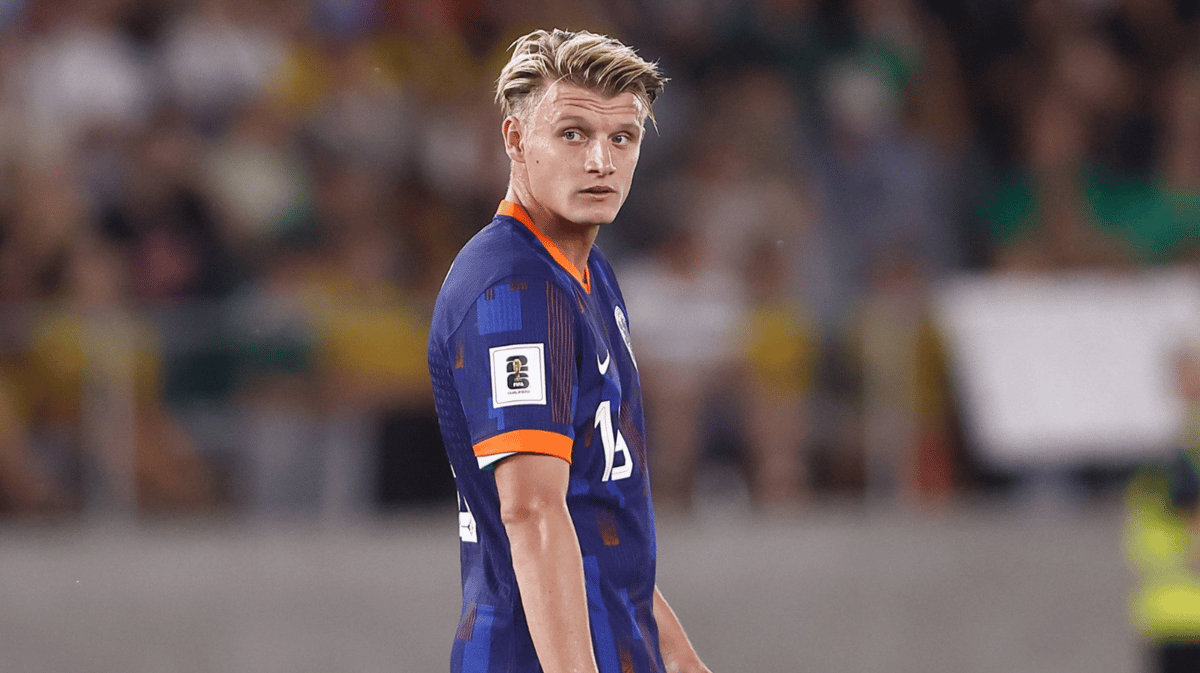 Sem Steijn bij het Nederlands elftal