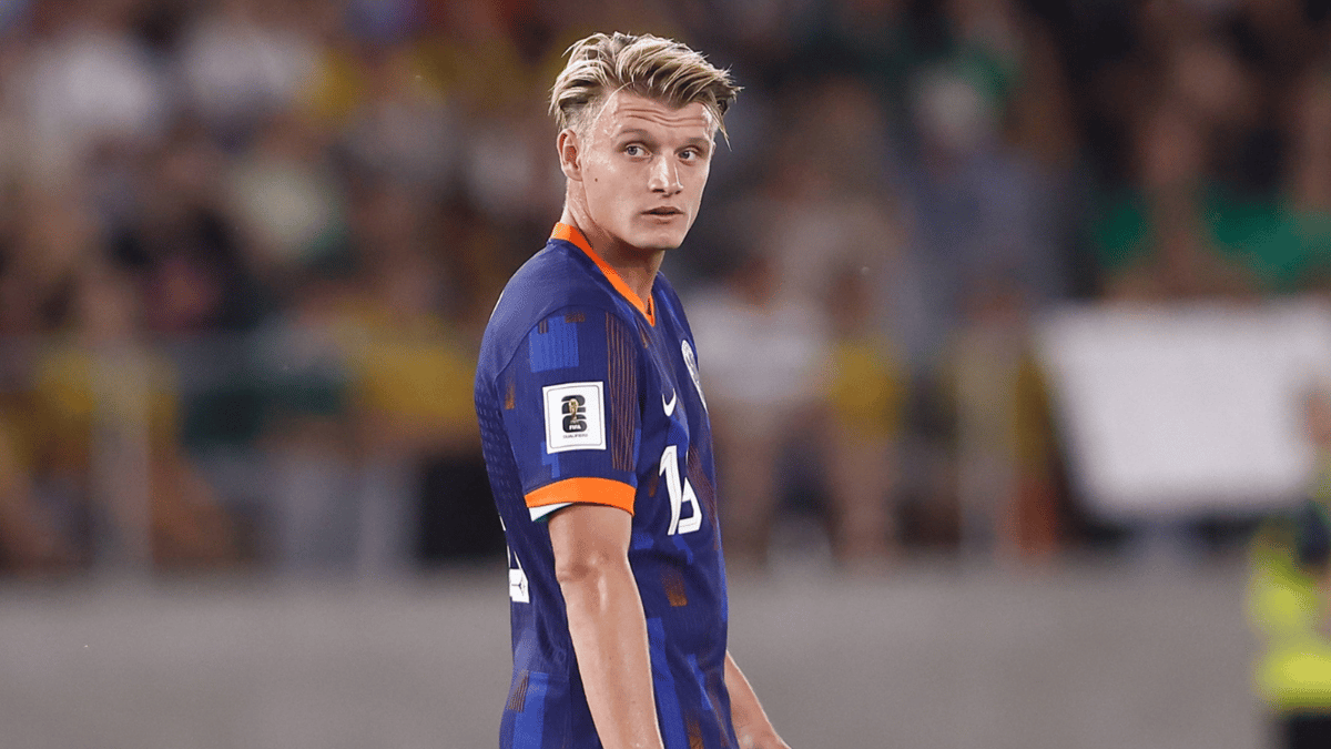 Sem Steijn bij het Nederlands elftal
