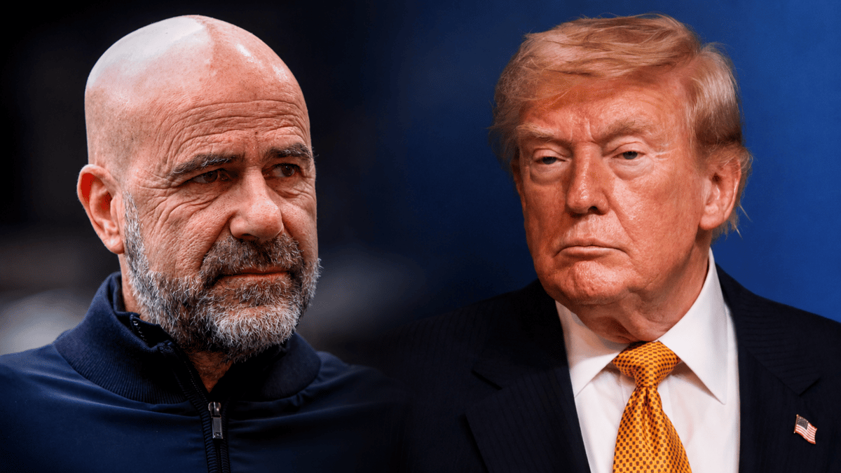 Peter Bosz en Donald Trump