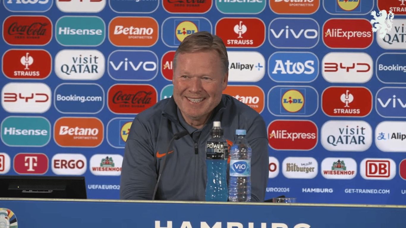 Ronald Koeman, bondscoach van het Nederlands elftal