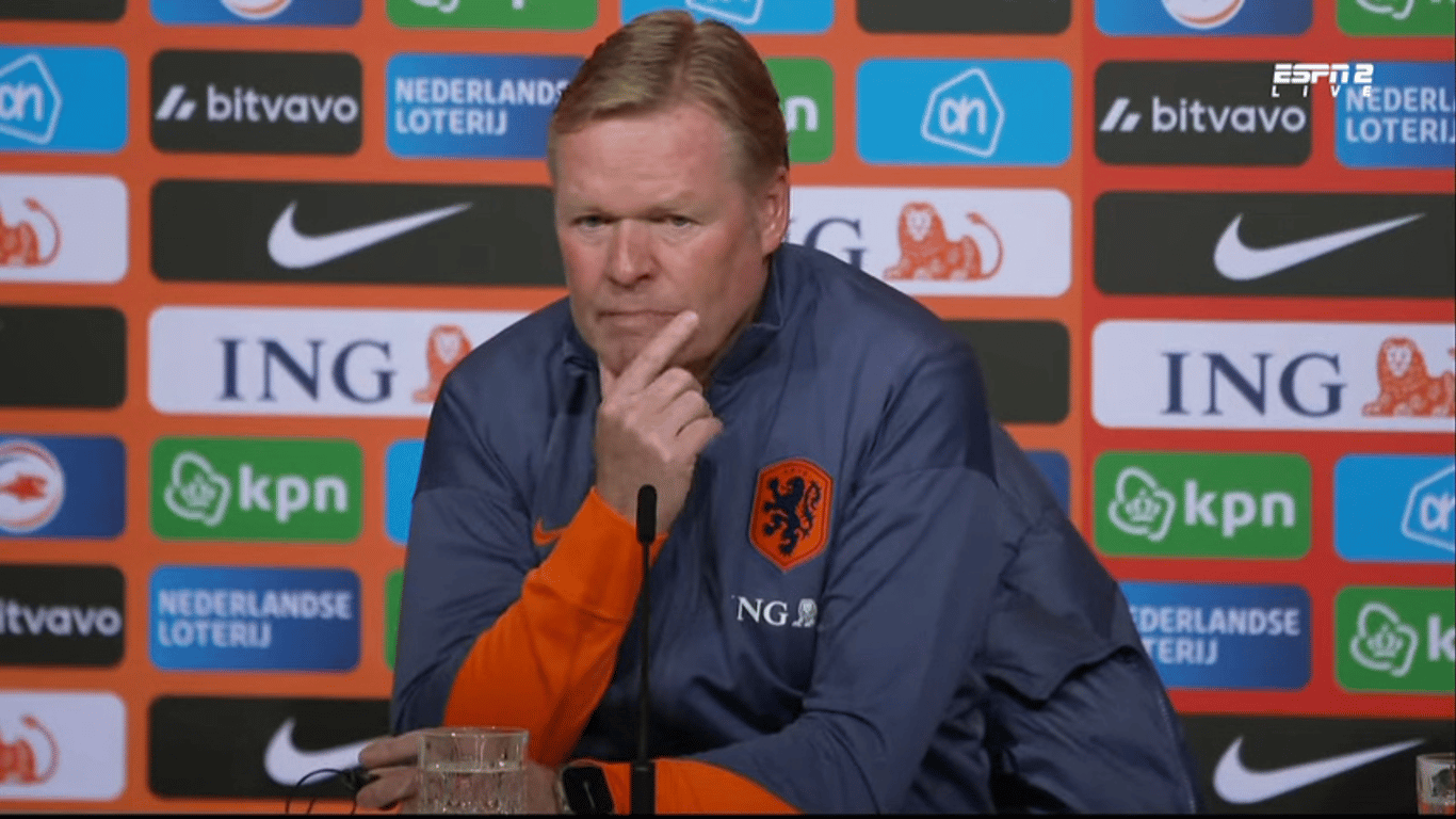 Bondscoach Ronald Koeman