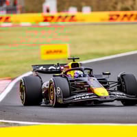 Max Verstappen in zijn RB21