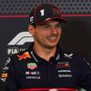Max Verstappen tijdens de persconferentie