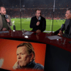 Rafael van der Vaart en Pierre van Hooijdonk bij de NOS
