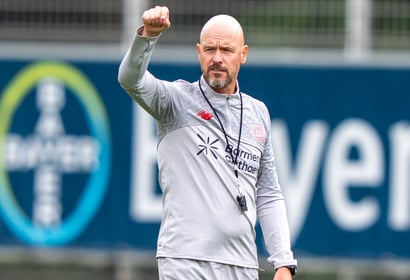 Erik ten Hag bij Bayer Leverkusen