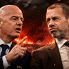 Aleksander Ceferin en Gianni Infantino