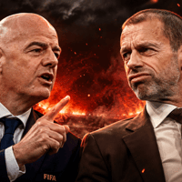 Aleksander Ceferin en Gianni Infantino
