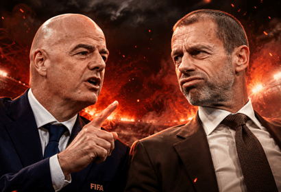 Aleksander Ceferin en Gianni Infantino