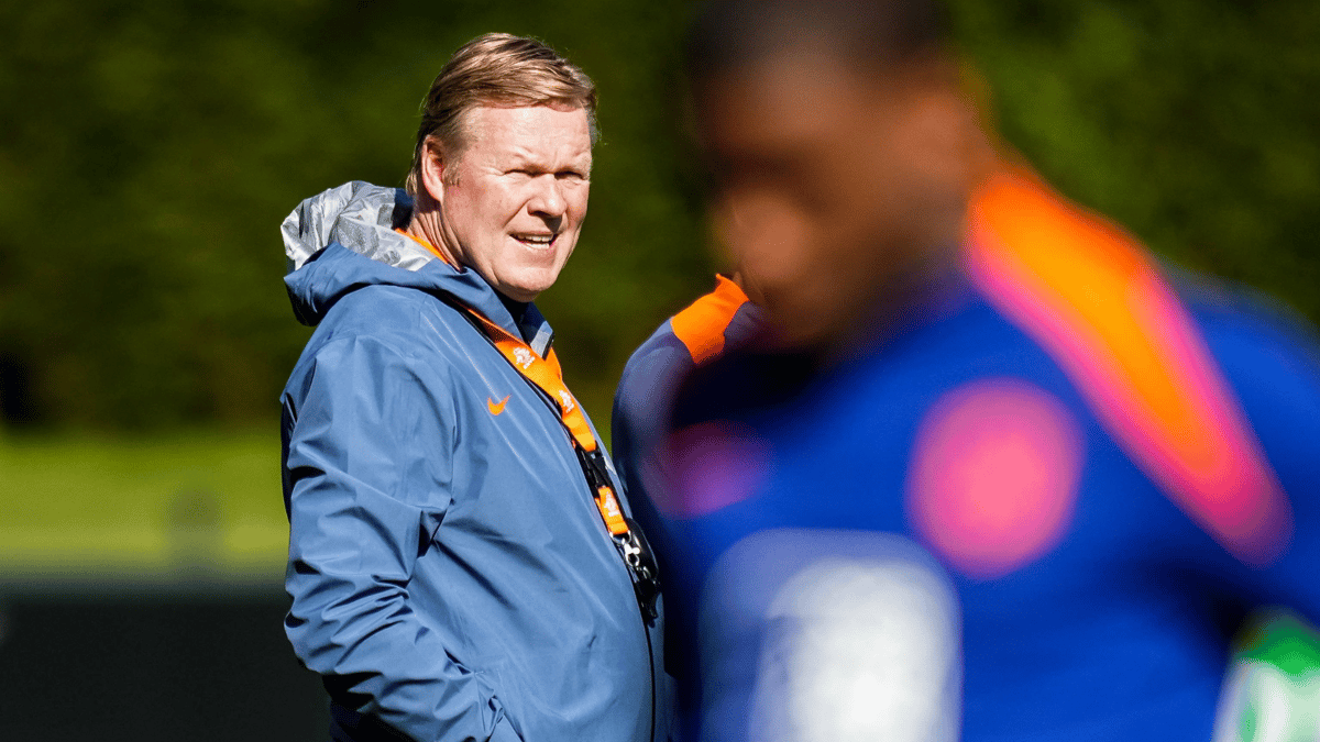 Ronald Koeman, bondscoach van het Nederlands elftal