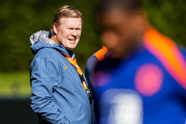 Ronald Koeman, bondscoach van het Nederlands elftal