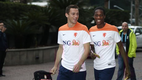 Stefan de Vrij en Terence Kongolo