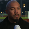 Nigel de Jong voor de camera van de NOS