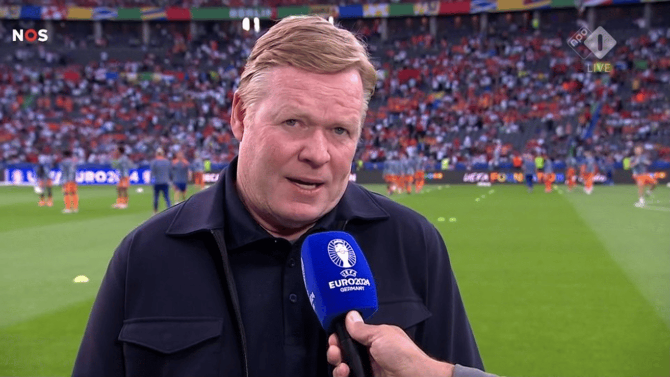 Ronald Koeman voorafgaand aan het EK-duel tussen Nederland en Turkije