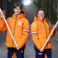 Jens van 't Wout (links) en Kimberley Bos