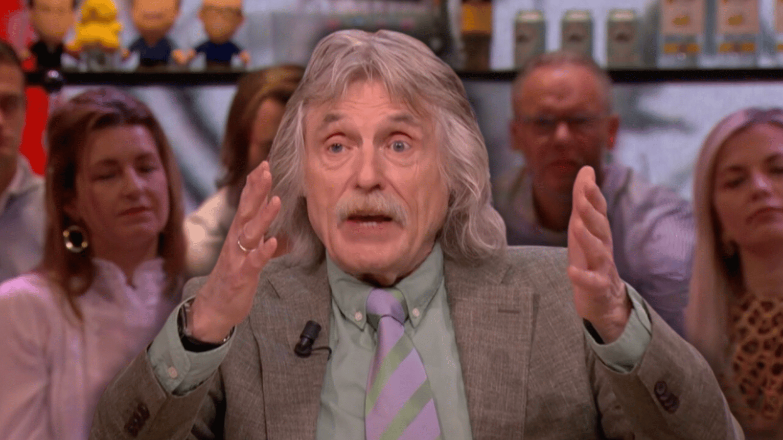 Johan Derksen bij Vandaag Inside Oranje op SBS 6