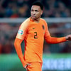 Kenny Tete in actie voor het Nederlands elftal