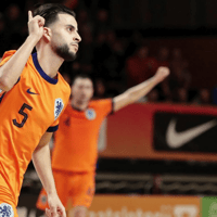 Ayoub Boukhari, zaalvoetballer bij Oranje futsal